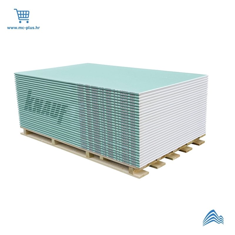 00167753 Knauf ploča GKB-I 12,5/1250x2000 HRAK H13 2,5m2/kom, 140m2/pal