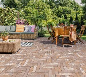 618211177 Semmelrock Parcetto 40x10x8cm cappucino 7.68m2/pal