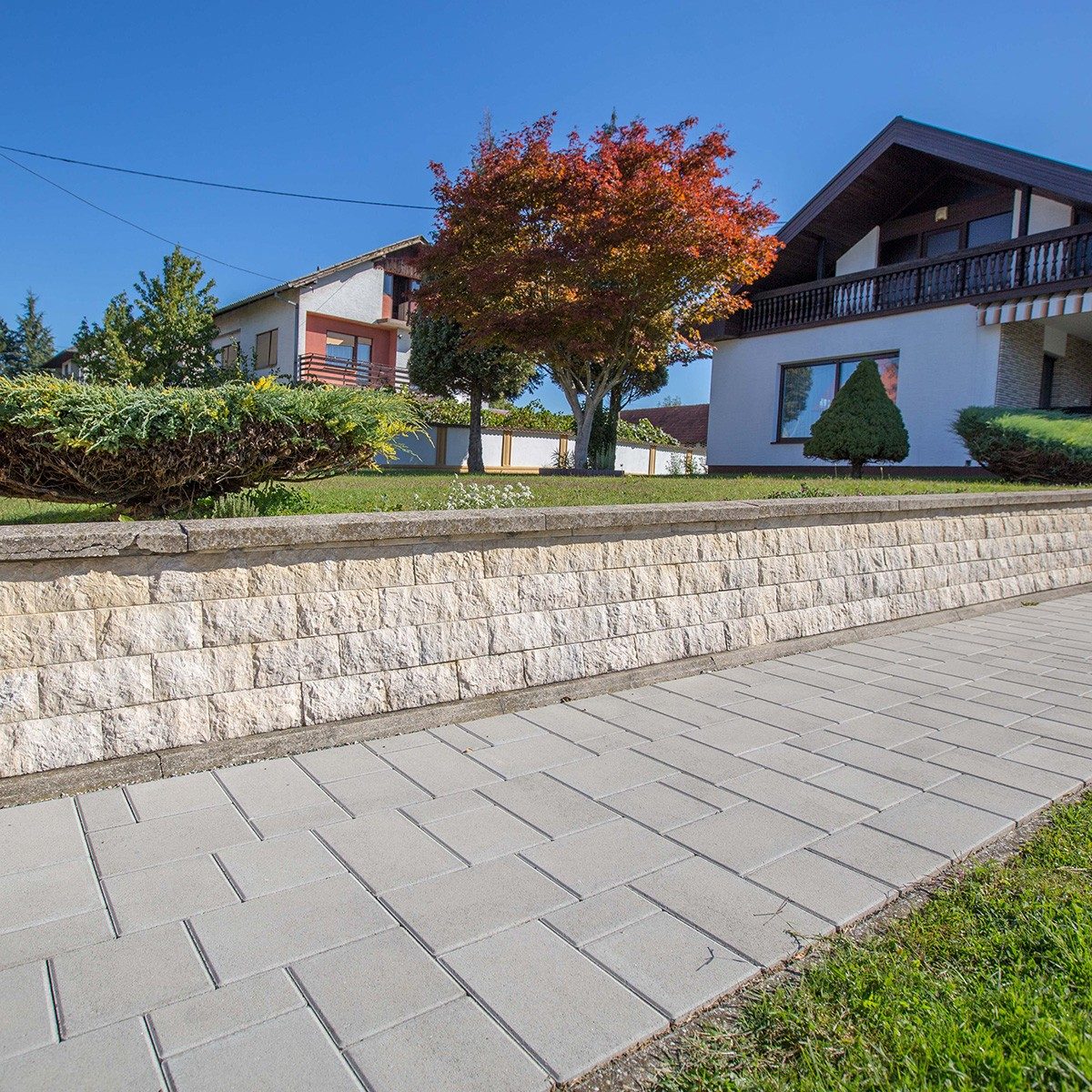 61828402 Semmelrock Rettango 20x20x6 siva