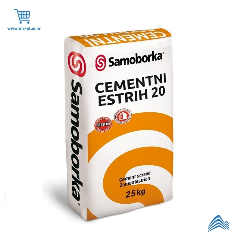 08010510* Samoborka cementni estrih 20 25/1 1.500 kg/pal  60kom/pal