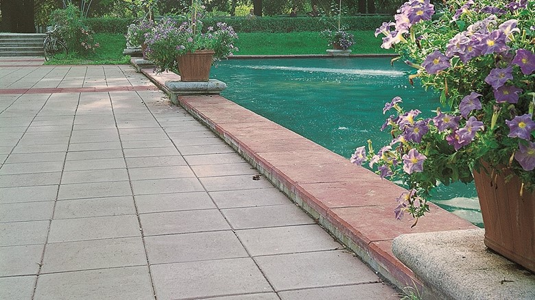 61825044 Semmelrock vrtna ploča 40x40x3,8 siva prana