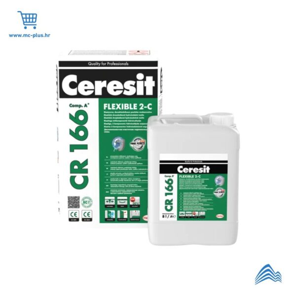 1214795 Ceresit CR 166 2K fleksibilna hidroizolacija na bazi cementa 24kg + 8l