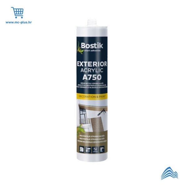 A750 Bijela Texo Bostik A750 brtvilo za vanjsku primjenu bijelo 300ml
