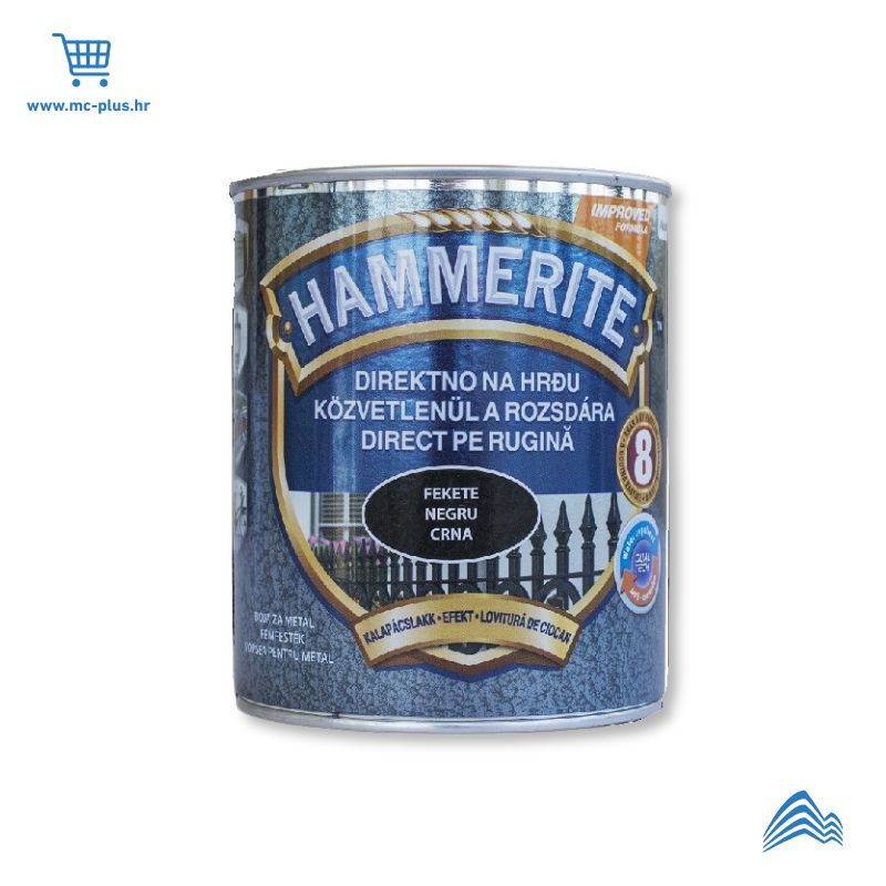 5093473 Hammerite Hammered efekt lak max siva 250ml