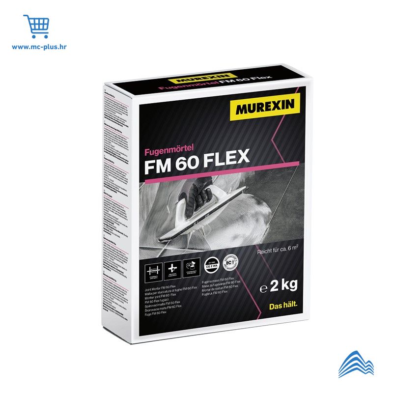 62135 Murexin fug masa Premium siva 2kg FM60 flex kom