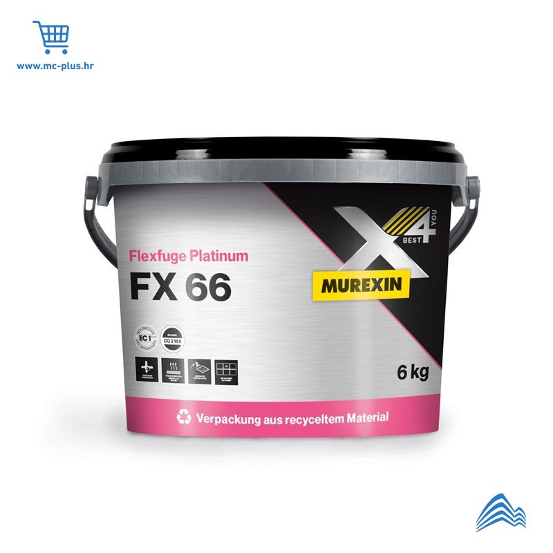 31520 Murexin masa za fugiranje fleksibilna Profi FX 66 siva 6/1 kom