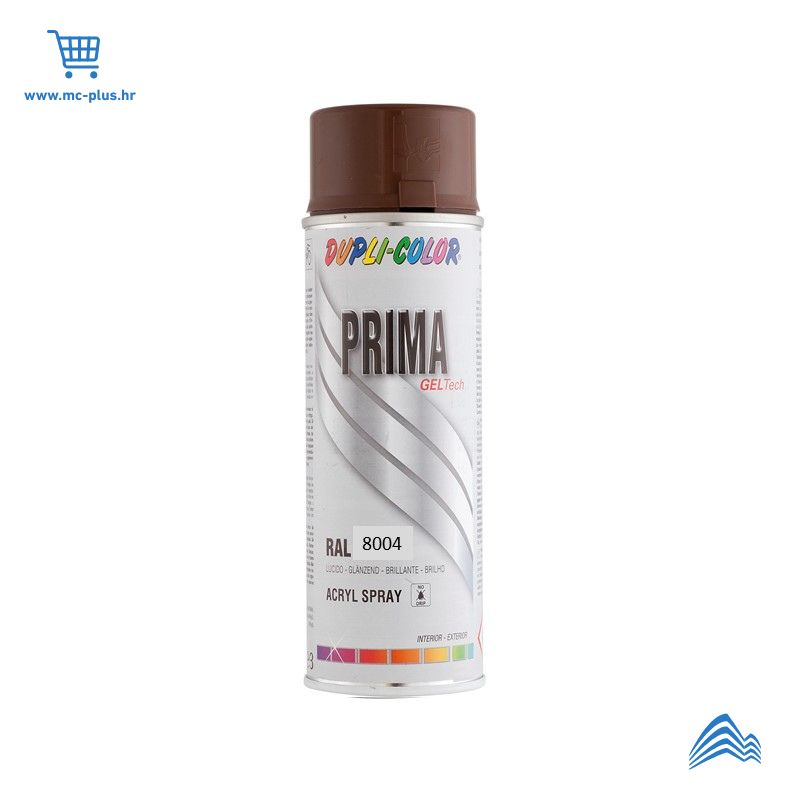 789007 Sprej copper brown glossy 8004 400ml Prima