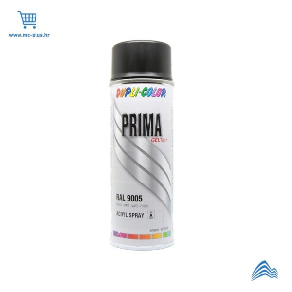 789052 Sprej deep black matt 9005 400ml Prima