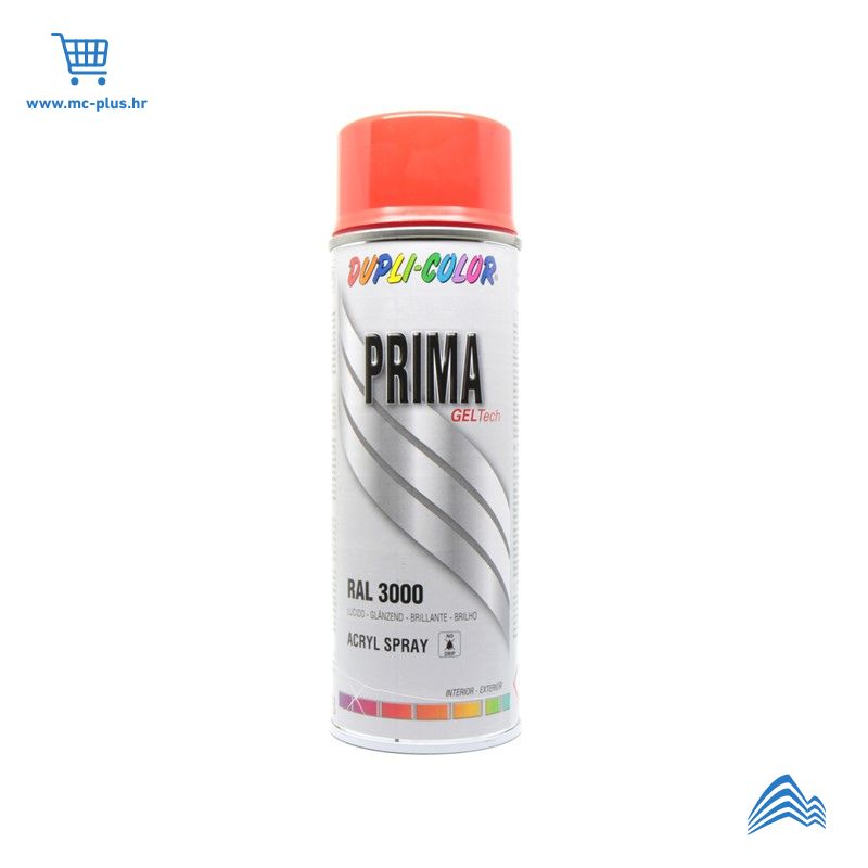 788772 Sprej flame red glossy 3000 400ml Prima