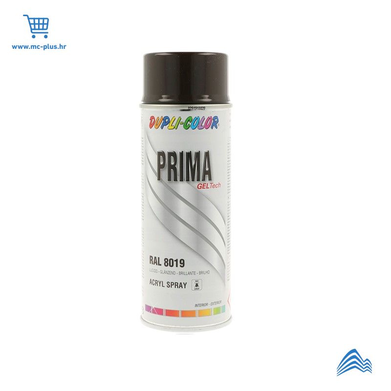 360381 Sprej grey brown glossy 8019 400ml Prima
