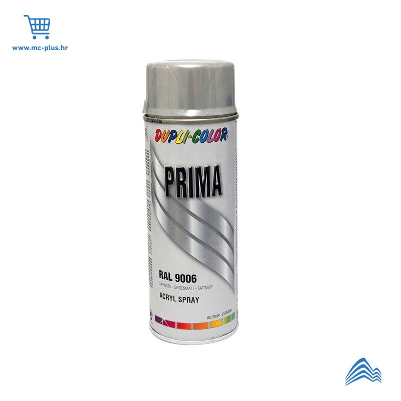789069 Sprej silver sat. matt 9006 400ml Prima