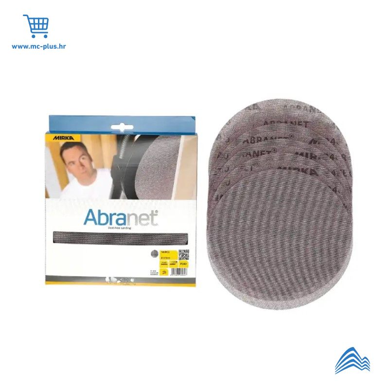 5422302510 P Texo brusna mrežica Mirka Abranet 225mm grip P100 pack 25