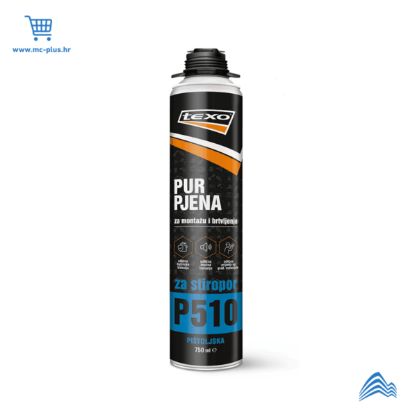 TX-PUR-05 Texo pur pjena pištolj stiropor ljepilo 750ml P510