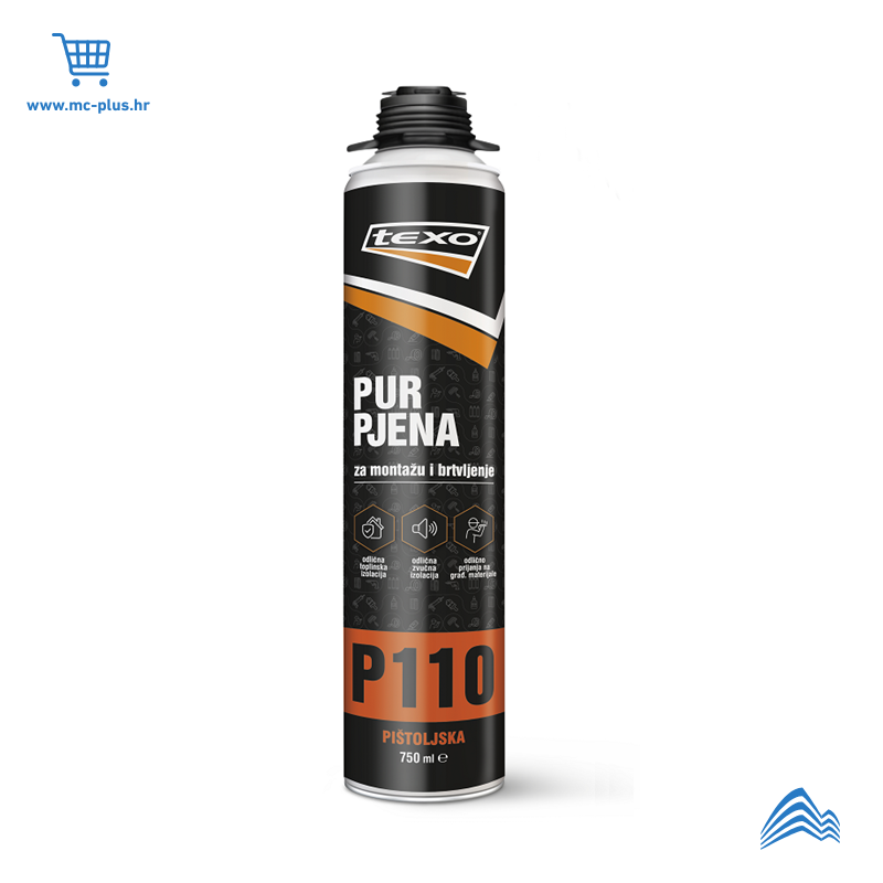 TX-PUR-03 Texo pur pjena pištoljska 750ml, P110