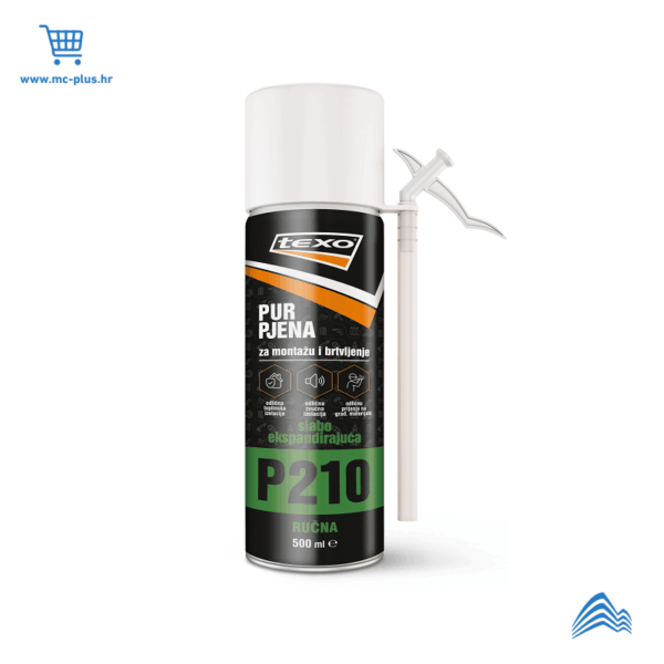 TX-PUR-04-RM Texo pur pjena slabo ekspandirajuća-ručna 500 ml,P210