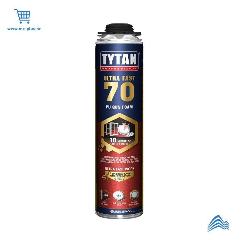 TYPUULTRA70 Tytan professional ultra fast 70 niskoekspanzivna PU pjena 870ml