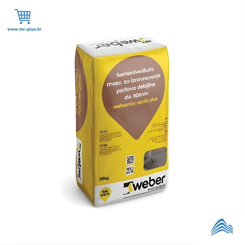 RAZILIT PLUS Weber samonivelirajuća masa unutarnja 3-30mm 25/1   48kom/pal