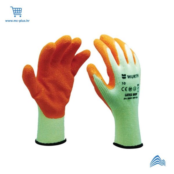 899 409020 Wurth rukavice zaštitne Latex Grip za montažu vel.10