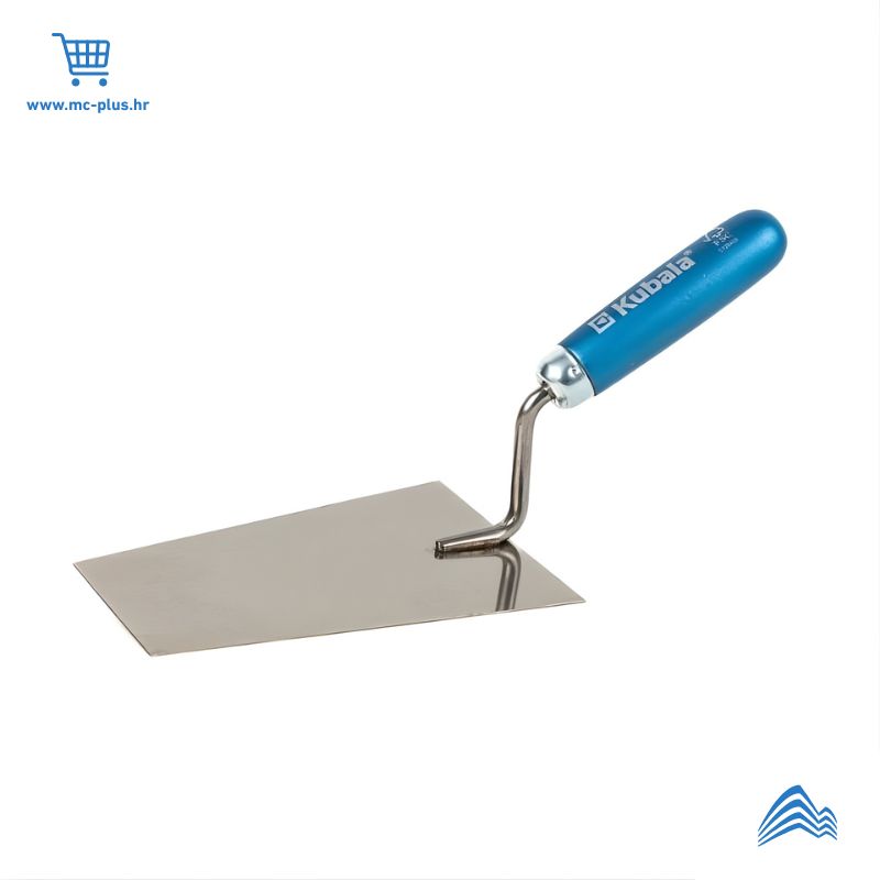 0901* Žlica zidarska  80x145x55 trapezna inox drvena drška Lumex